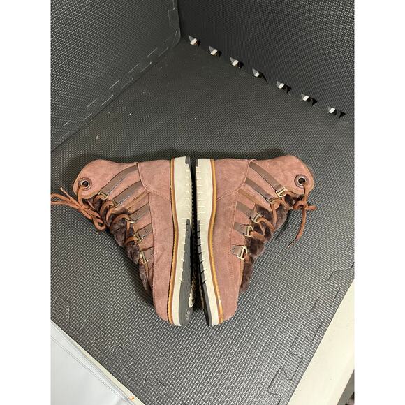 Cole Haan ZeroGrand Luxe Water Resistant Hiker Boot Chestnut Size 8 B - Picture 3 of 8